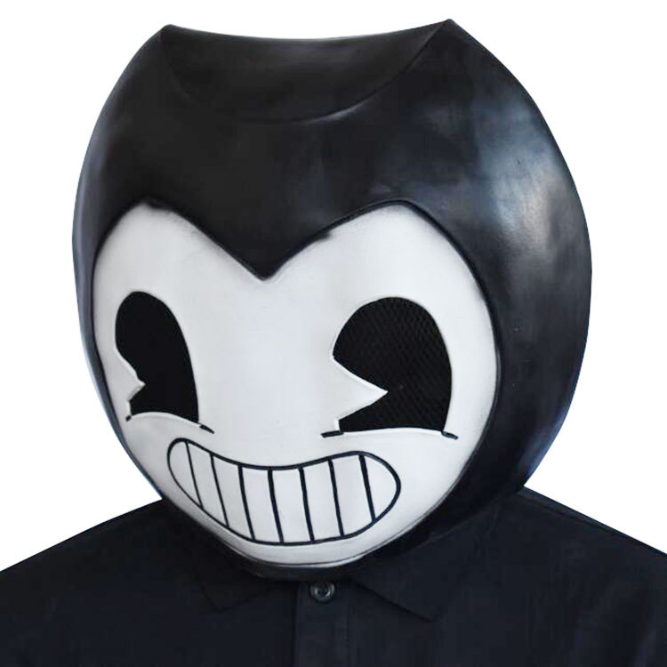 Bendy Latex Mask Halloween-Kostüm Spiel Bendy und die Tintenmaschine