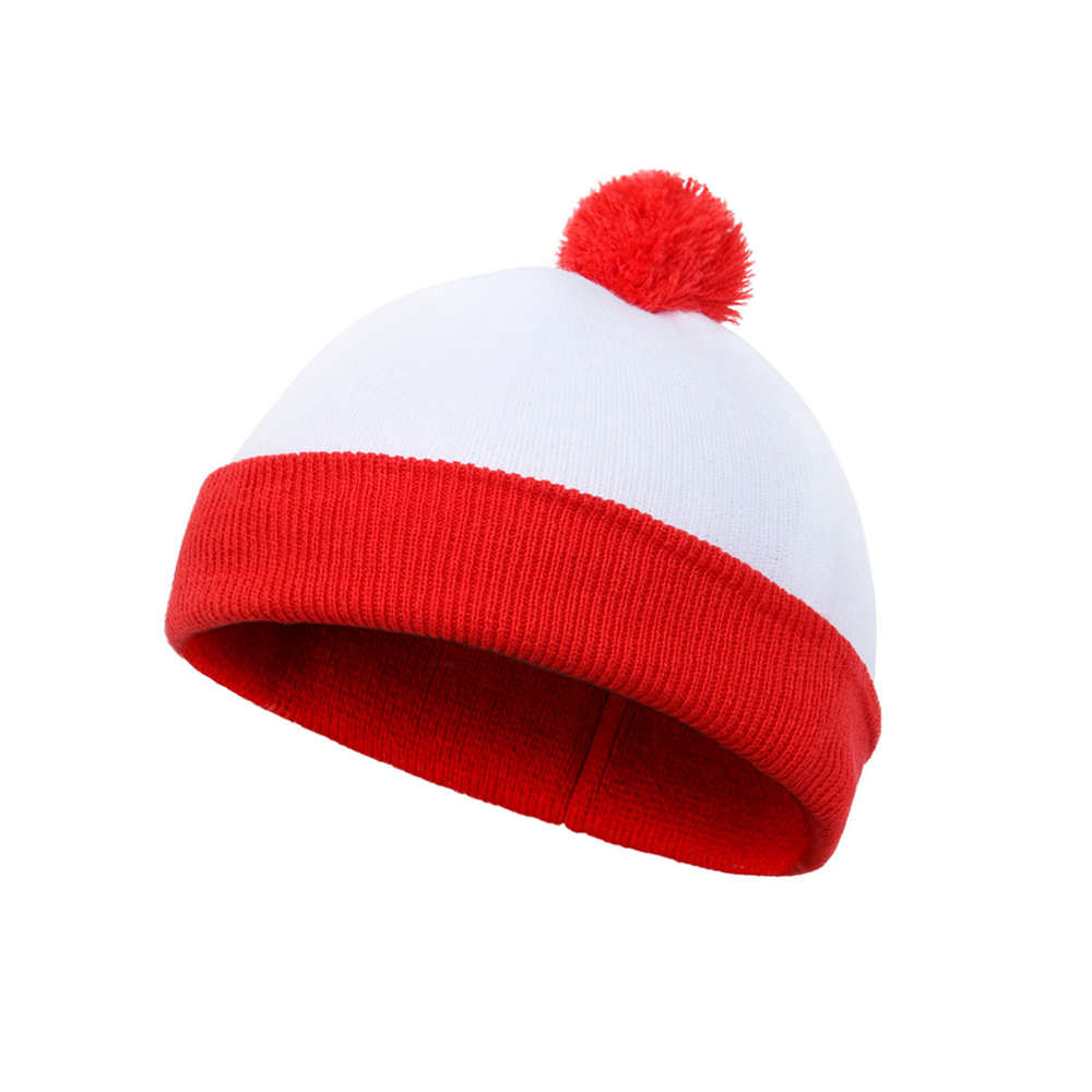 Wo Wally Waldo 2 pack pom pom Cuff Beanie Mützen Weihnachten Geschenke-Takerlama