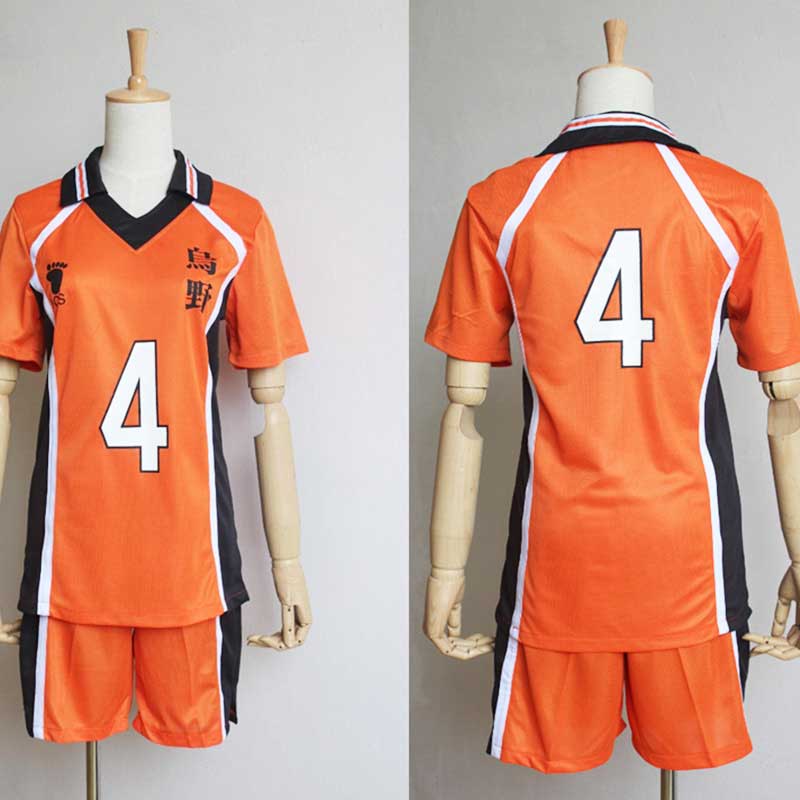 Haikyuu Hinata Shoyo Kageyama Tobio Cosplay Kostüm Karasuno Highschool Volleyball Uniform Sportbekleidung